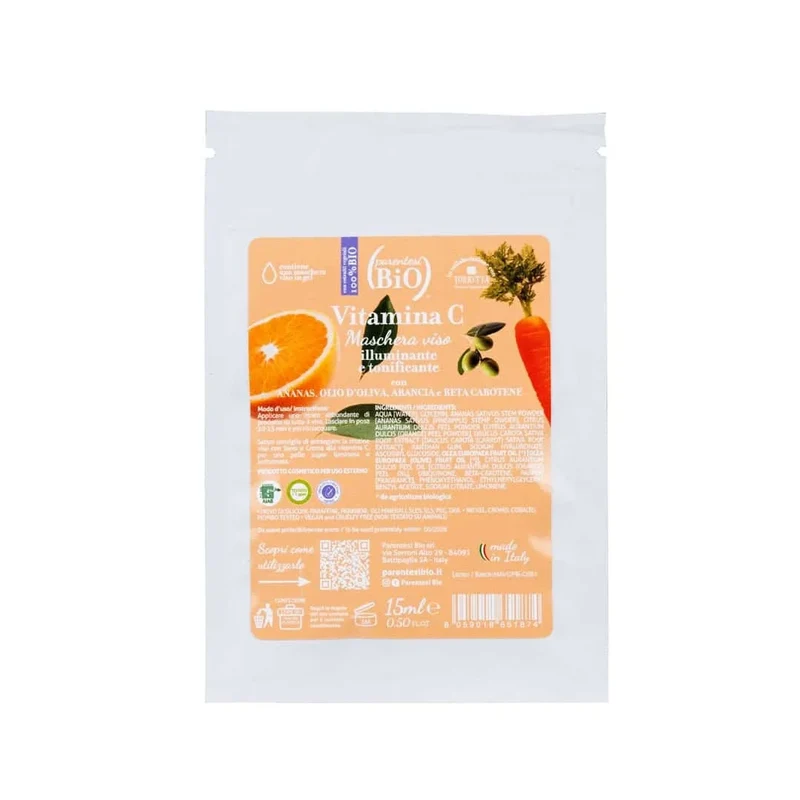 Maschera Viso alla Vitamina C