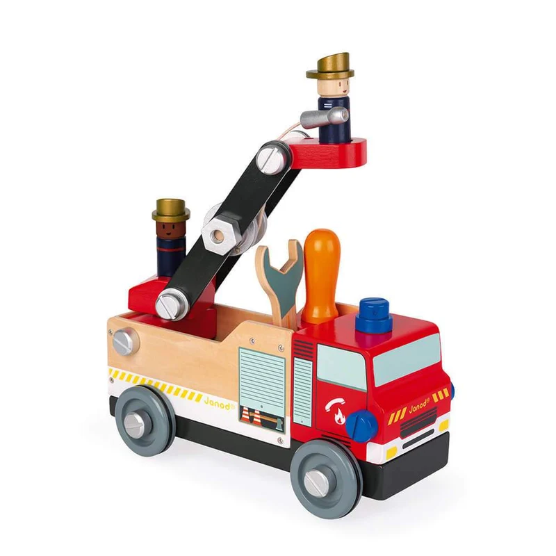 Camion Pompieri In Legno Janod