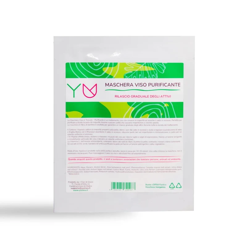 Maschera Viso in Tessuto - Detox