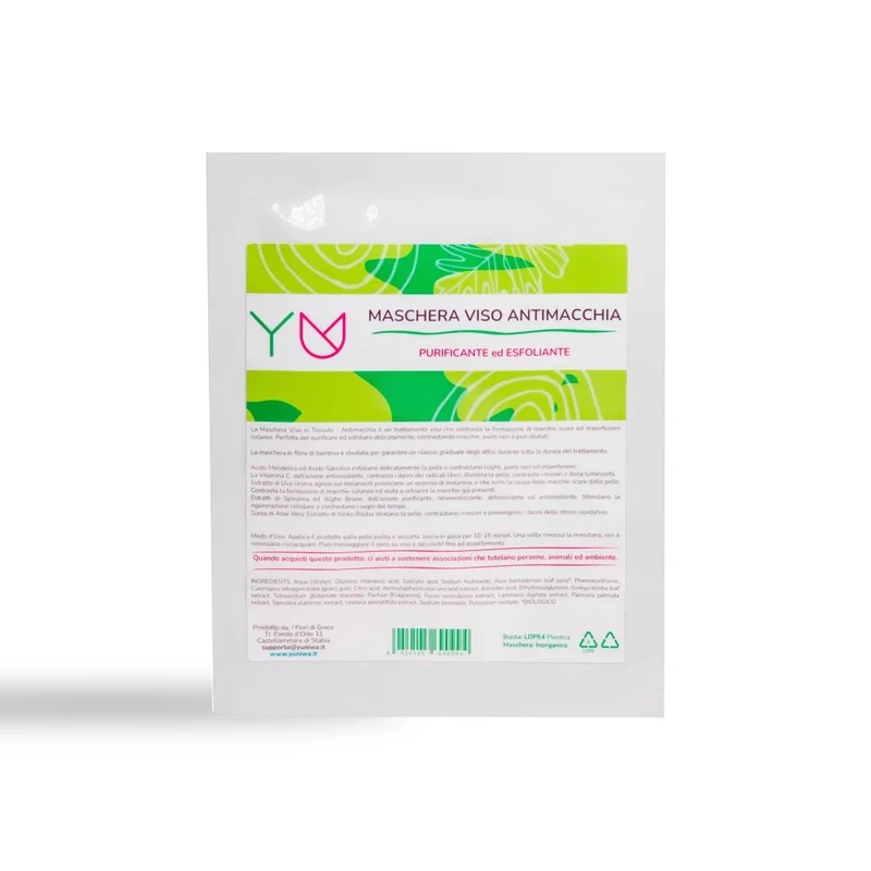 Maschera Viso in Tessuto - Antimacchia