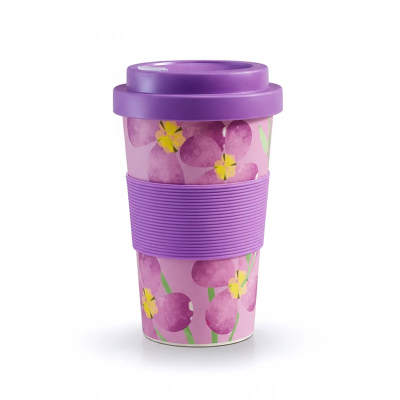 Neavita Bamboo Mug Watercolor Violette