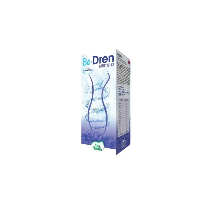 Alta Natura Be-Dren gusto mirtillo per il drenaggio dei liquidi corporei 500ml