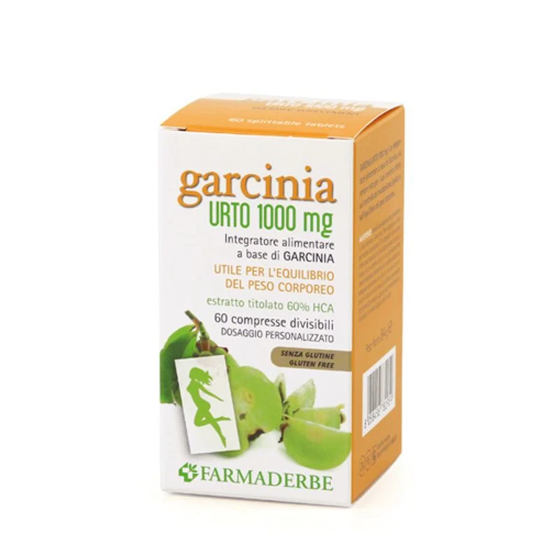 Farmaderbe Garcinia Urto 1000 mg equilibrio del peso corporeo