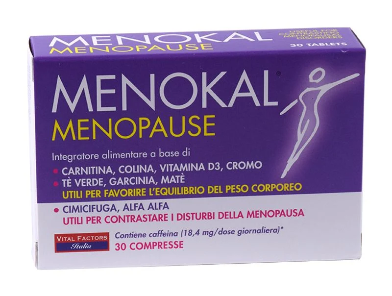 Menokal Menopause per i disturbi della menopausa 30 compresse
