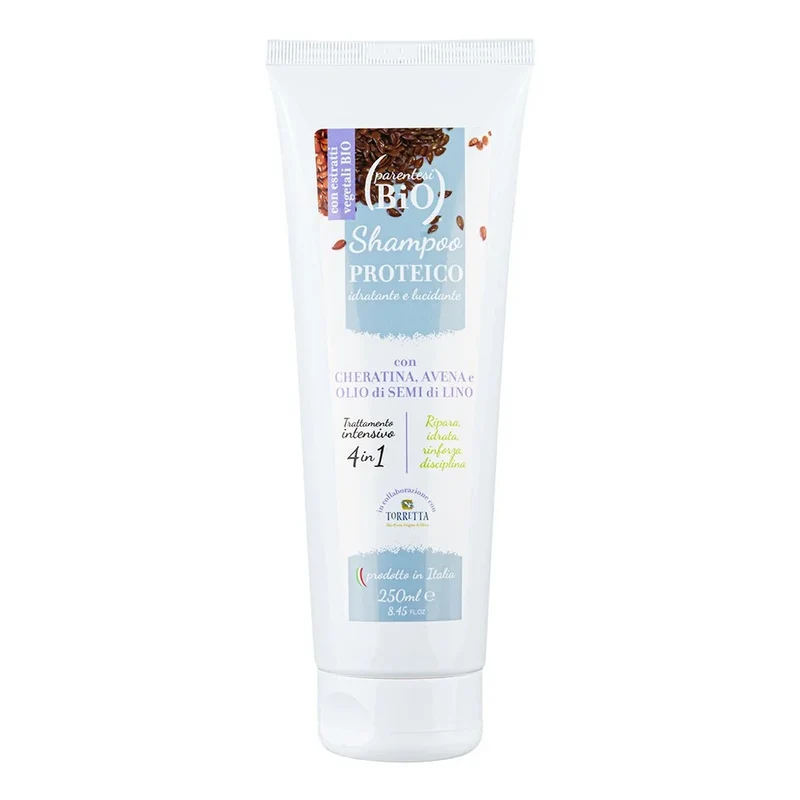 Shampoo Proteico Cheratina – Detergente Idratante per Capelli Trattati