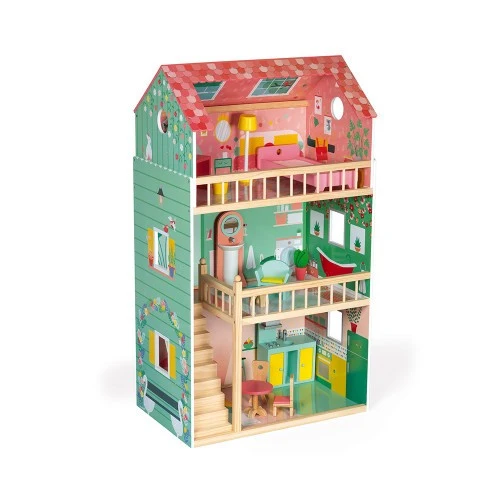 Maxi Casa delle Bambole in legno Happy Day Janod