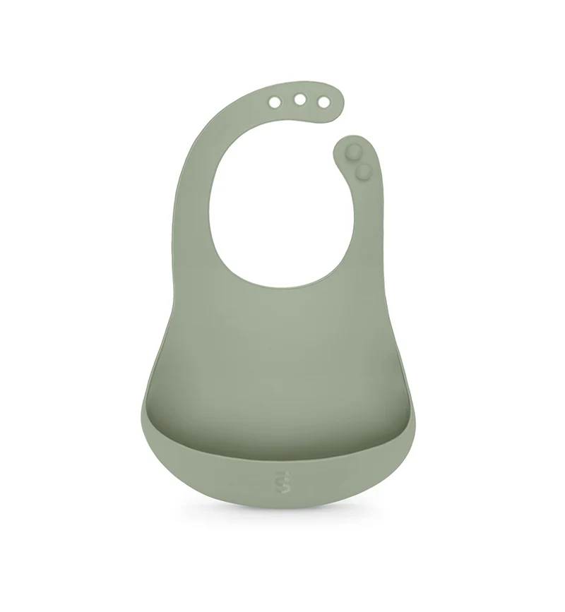 Bavaglino in silicone verde