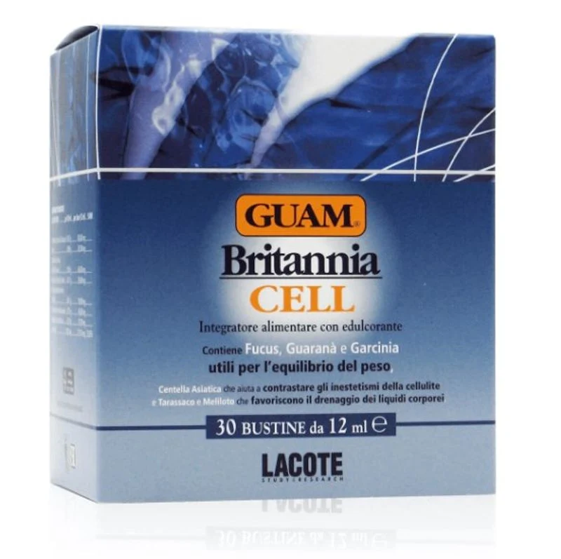 Guam britannia cell utile per il peso corporeo 30 bustine da 12ml