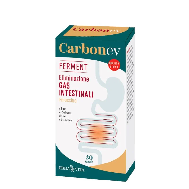 Erba Vita Carbon Ev Ferment 30 Capsule