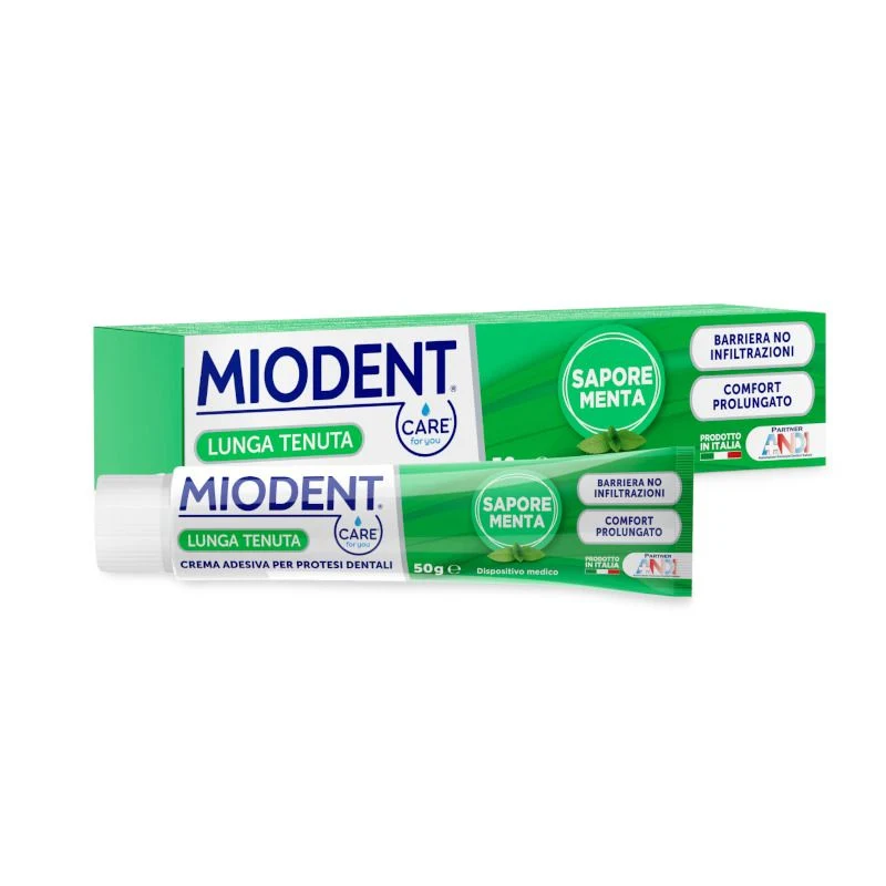 Miodent Crema Adesiva Gusto Menta 50g