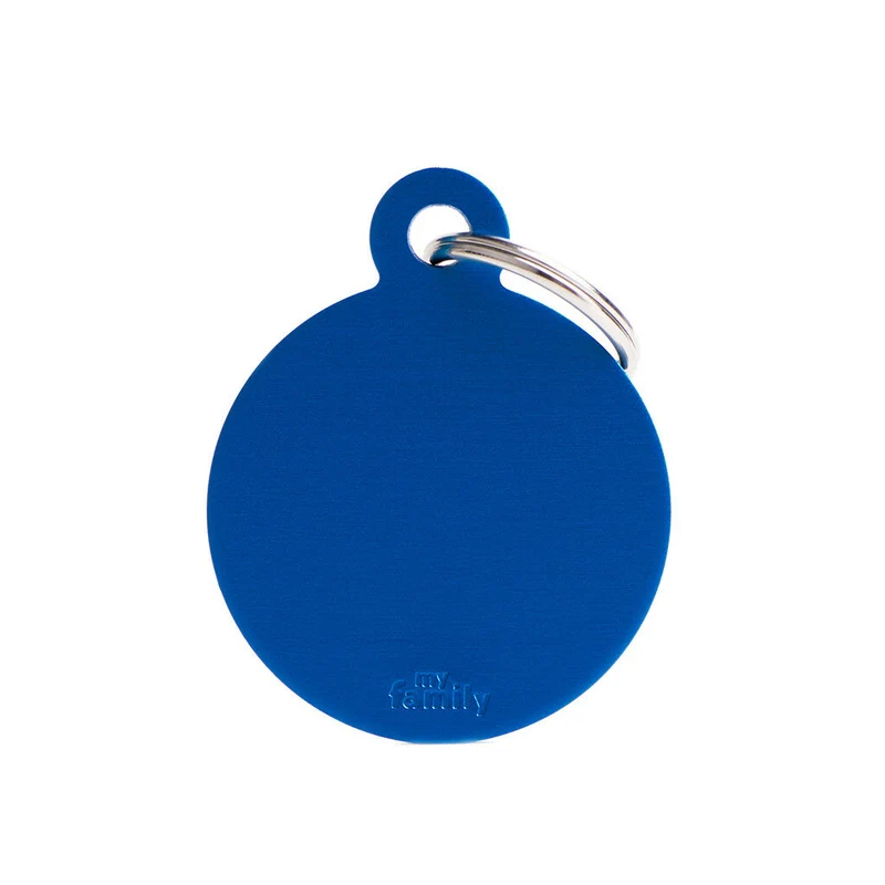 BIG ROUND ALUMINUM BLUE