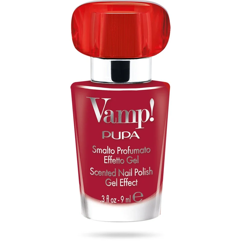 Pupa Vamp Smalto Profumato Effetto Gel 212 Loving Red 9ml