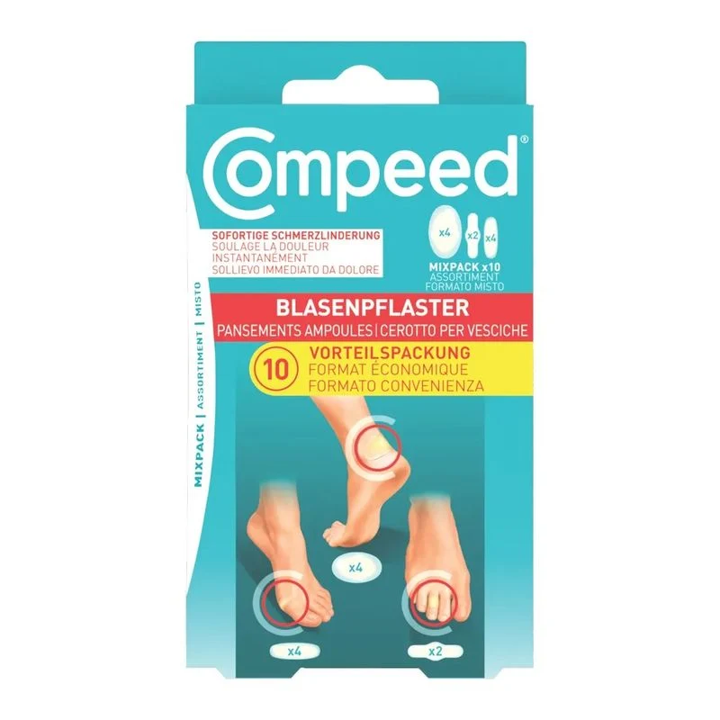 Compeed cerotti per vesciche formato misto 10 pezzi