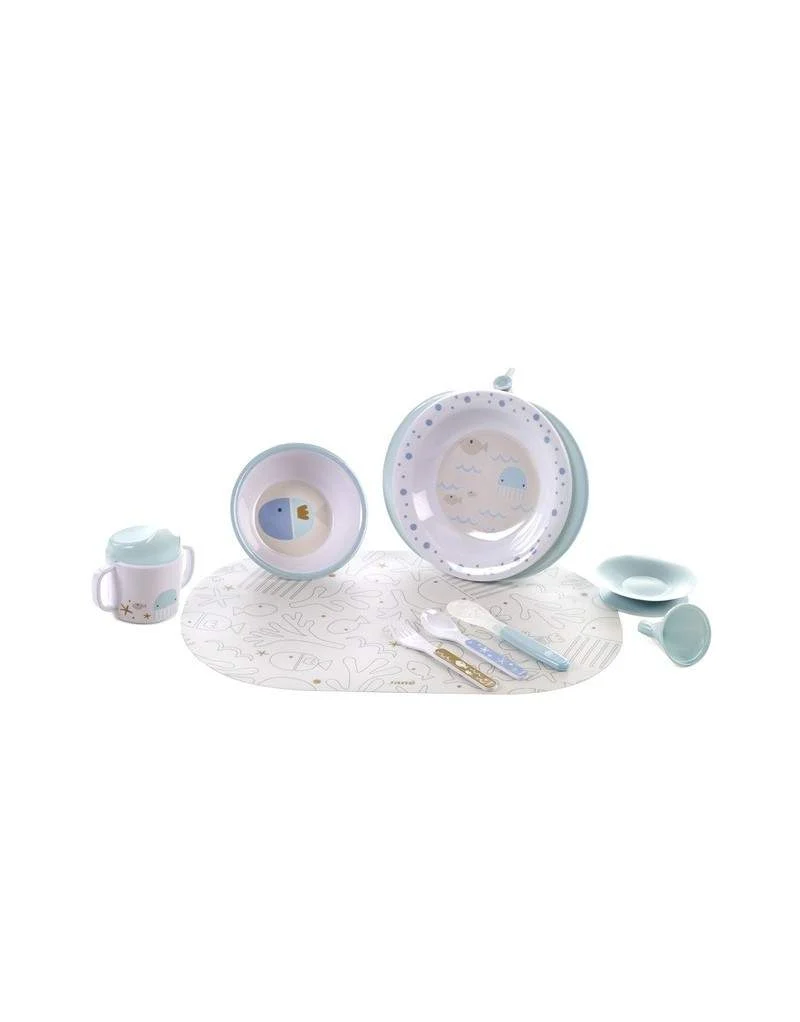 Set pappa con piatto termico Crockery Set Janè