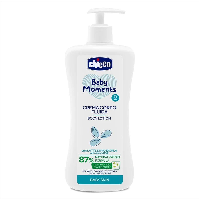 Crema Corpo Fluida Baby Moments 500ml, Chicco