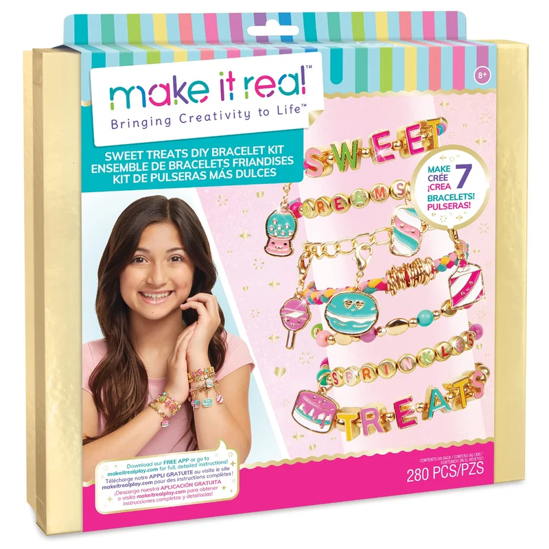 Kit per Braccialetti Fai da Te Dolci Dolcetti