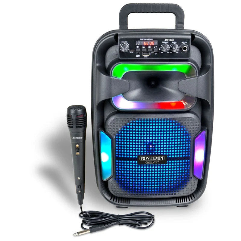 bontempi 491030 Amplificatore portatile Wireless con microfono