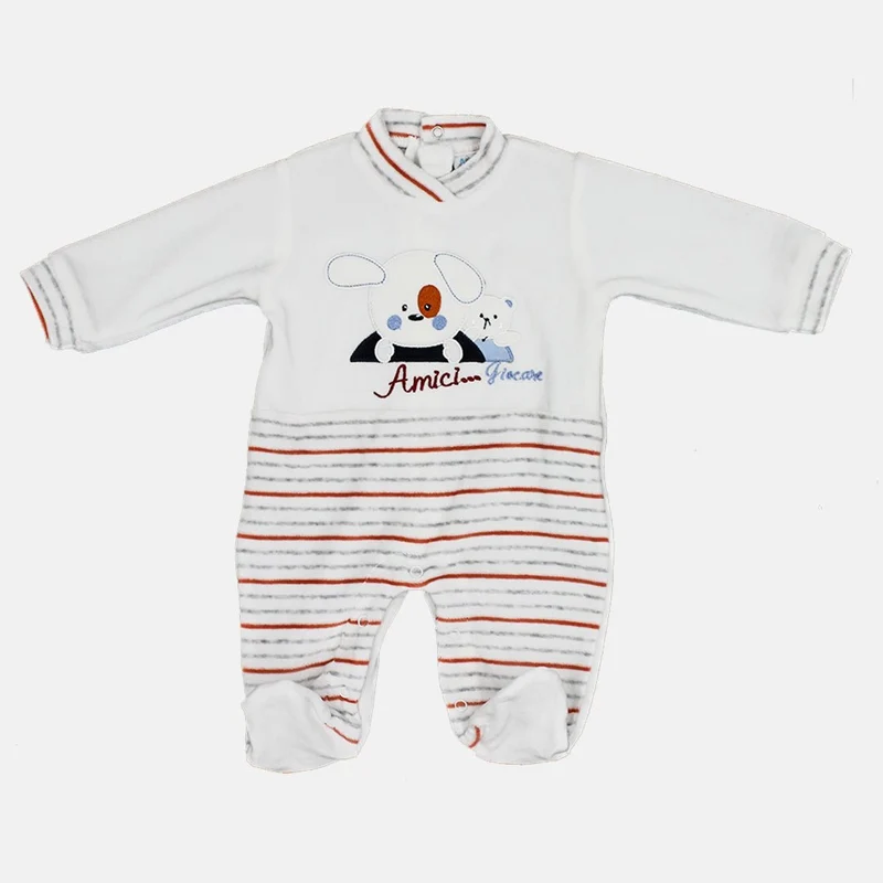 Tutina Neonato A Righe, Alta Linea
