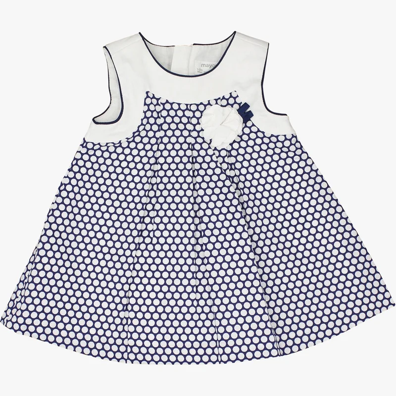 Vestito Mayoral Blu Con Culotte Coordinata