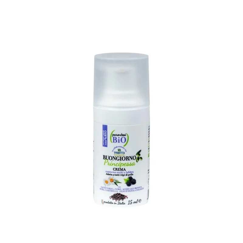 Crema Contorno Occhi e Labbra - Buongiorno Principessa 15 ml per Pelle Giovane