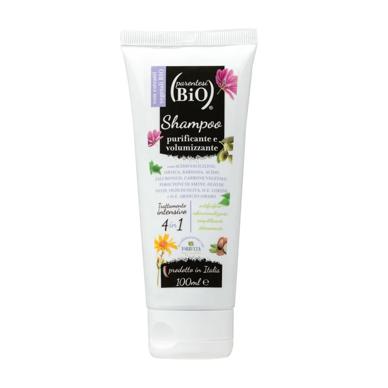 Shampoo Purificante e Volumizzante – Shampoo Antiforfora per Capelli Grassi e Desquamati