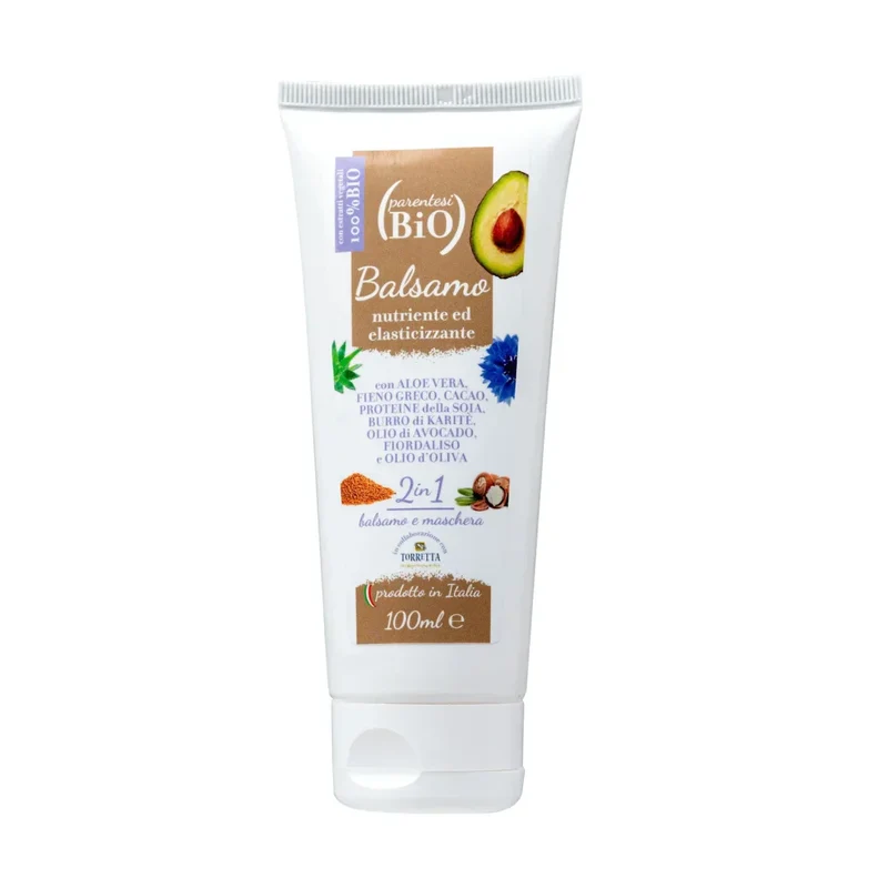 Balsamo Nutriente 2 in 1 – Balsamo Elasticizzante per Capelli Sfibrati e Trattati