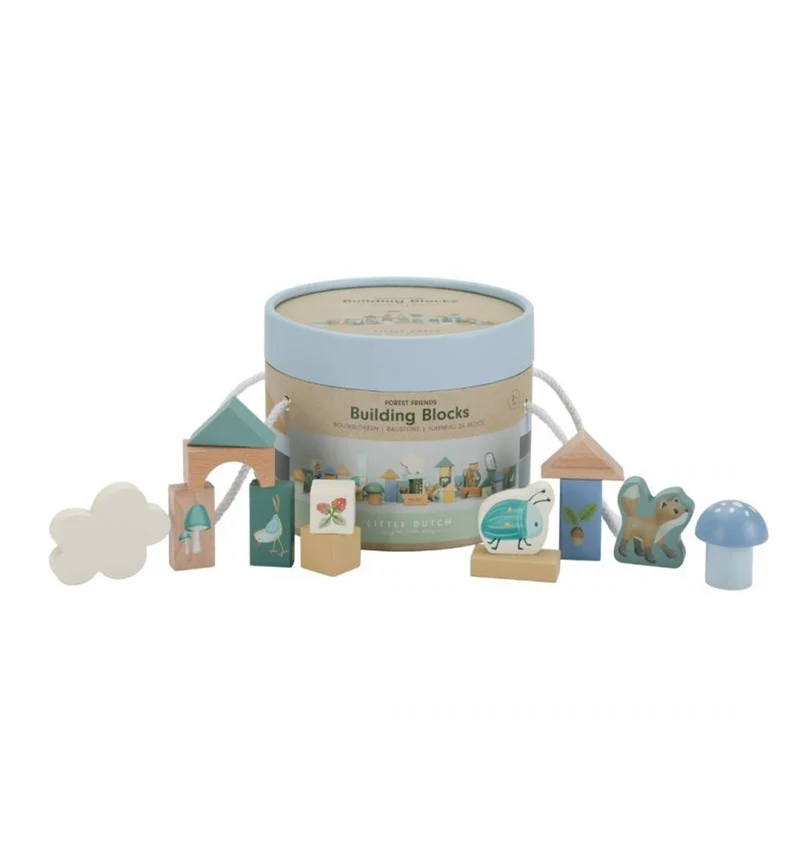 Cubetti da costruzione - Forest friends