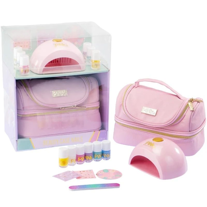 NICE 40061 PINK IT BEAUTY CASE NAILS