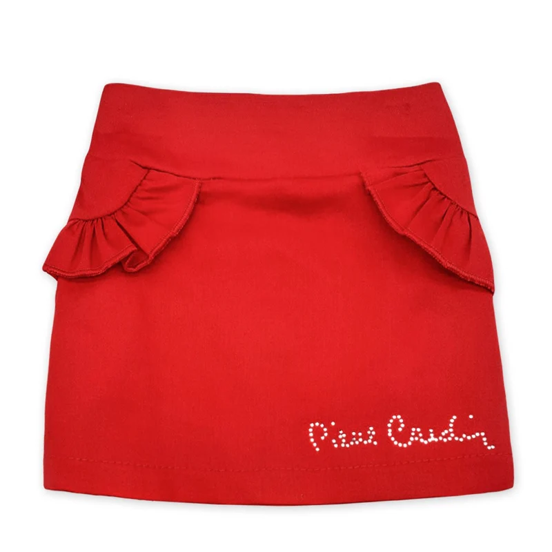 Gonna Neonata in Cotone Rossa Pierre Cardin