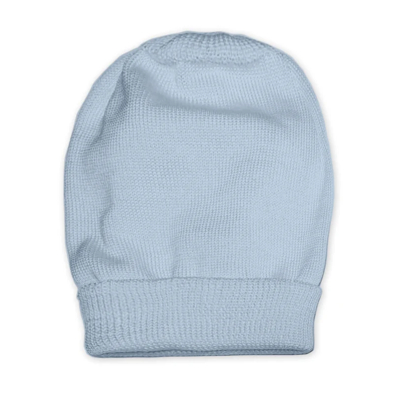 Cappello in Filo di Cotone Celeste B0S