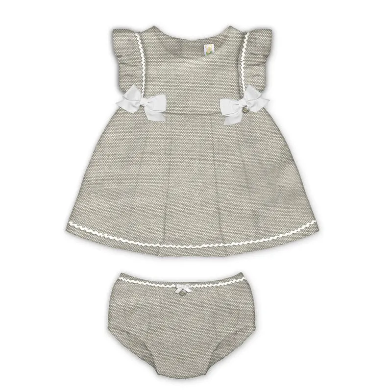 Vestito con Culotte Tortora Collezione Viaggio in Costiera Luglio