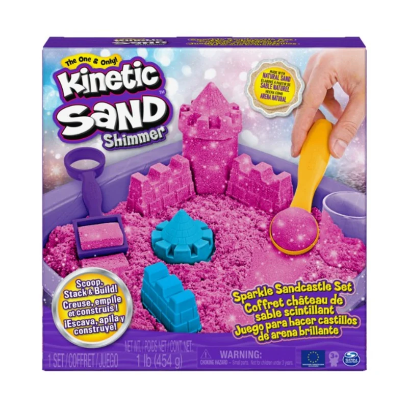 KINETIC SAND Playset Castello di Sabbia Shimmer Rosa 6063520