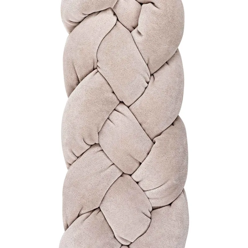 Treccia 4 intrecci Tortora in ciniglia