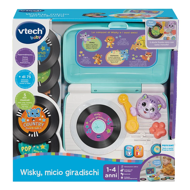 V TECH Wisky, Micio Giradischi