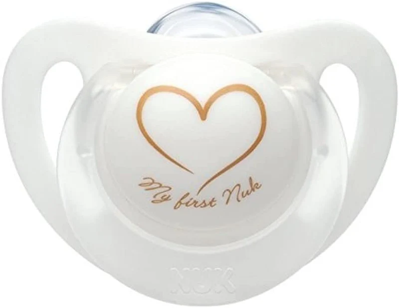 NUK Genius My first NUK - Ciuccio in silicone, 0-6 mesi