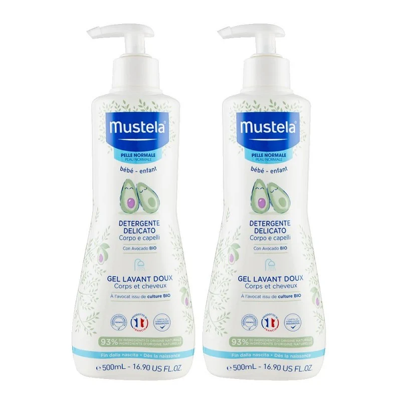 MUSTELA DERMODETERGENTE BIPACK 2X500ML (LISTA N EDOARDO T)