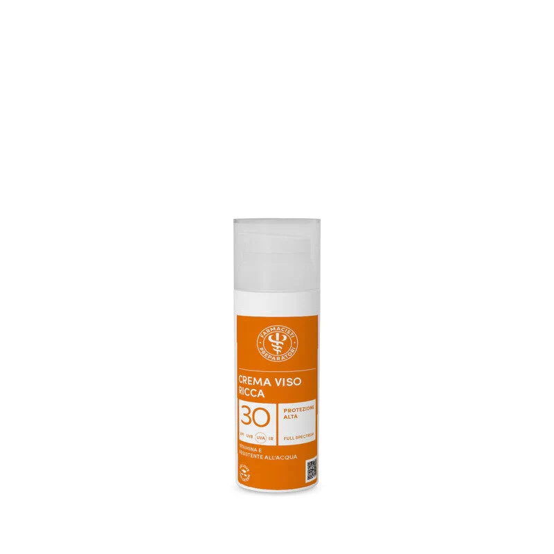 Amicafarmacia Crema Solare Viso SPF30 Texture Ricca 50ml