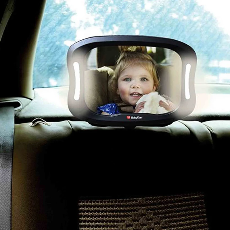 SPECCHIETTO Baby Dan DELUXE con LUCI per Seggiolini Auto