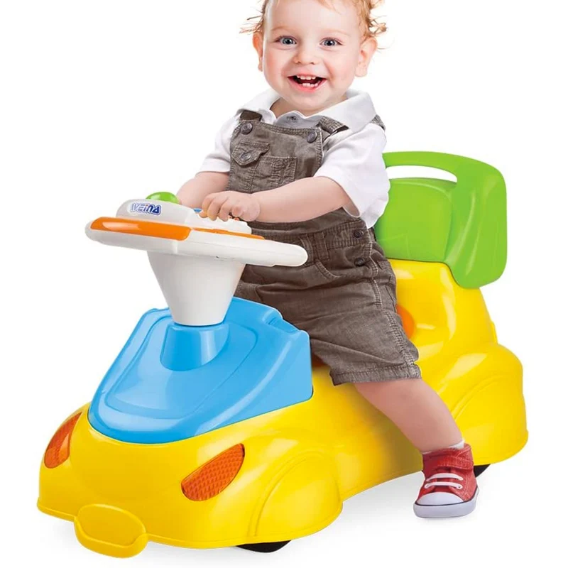 Primi Passi & Cavalcabile RIDE ON Weina 2-in-1 con Gioco Elettronico