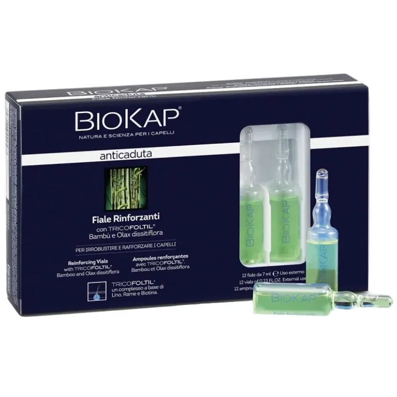 BioKap Anticaduta Rinforzanti Tricobiotic 12 Fiale Da 7ml