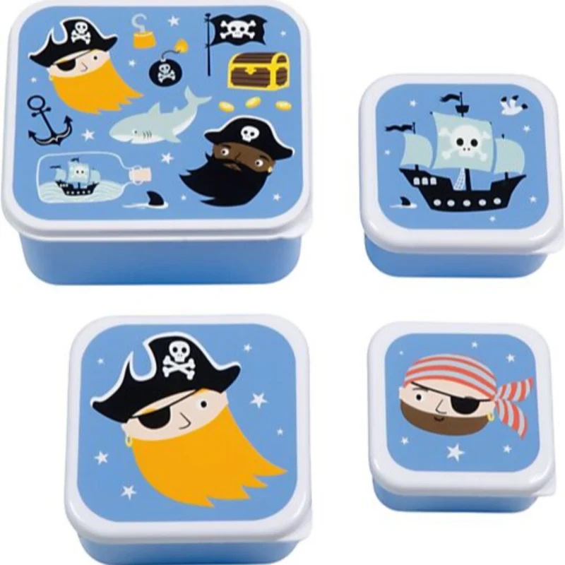 Set di Contenitori Porta Pranzo e Porta Merenda - Pirati