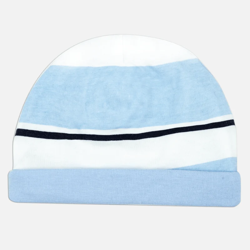 Cappello In Cotone Fantasia Bicolor, Luglio