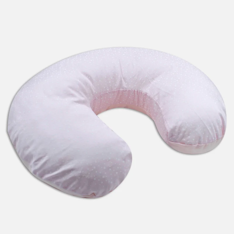 Cuscino da allattamento in cotone con fantasie a stelline realizzato artigianalmente. Linea Luglio