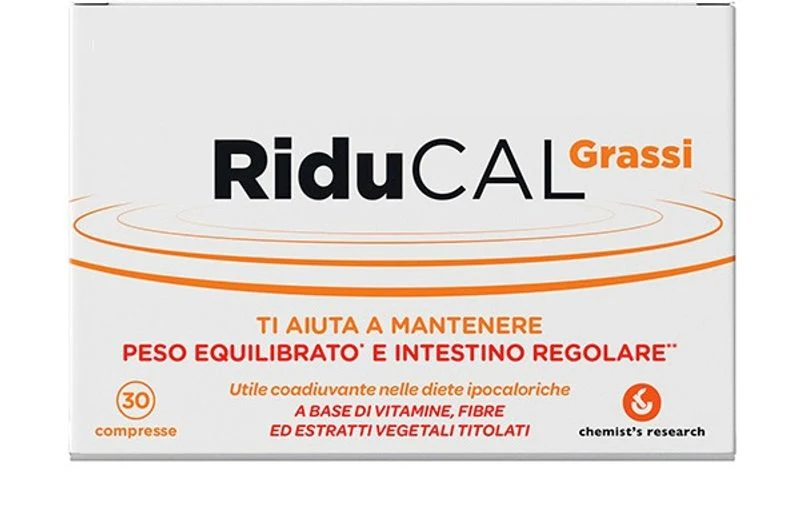 Riducal Grassi per il benessere del peso corporeo 30 compresse