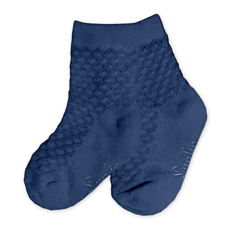 Calzini Neonato Blu In Cotone, Luglio