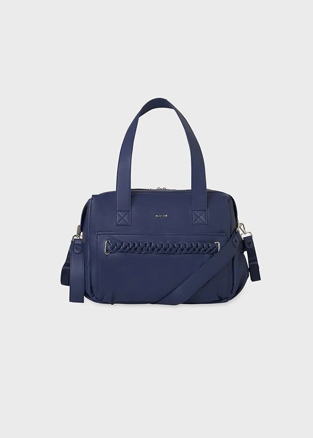 Borsa Mayoral Blu con Treccia