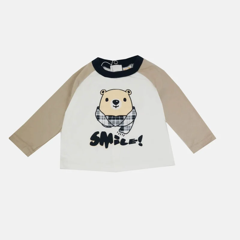 Maglia a manica lunga con orsetti disegnati Luglio