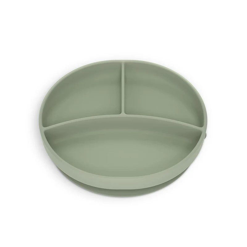 Piatto in silicone multiscomparto - Essence verde