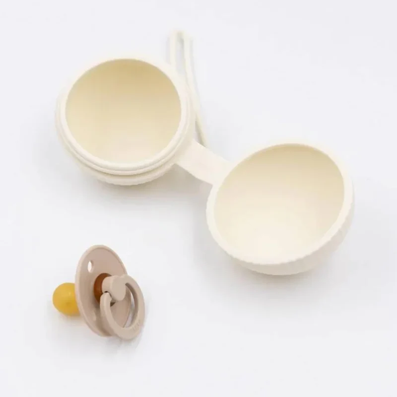 Portaciuccio in silicone - avorio