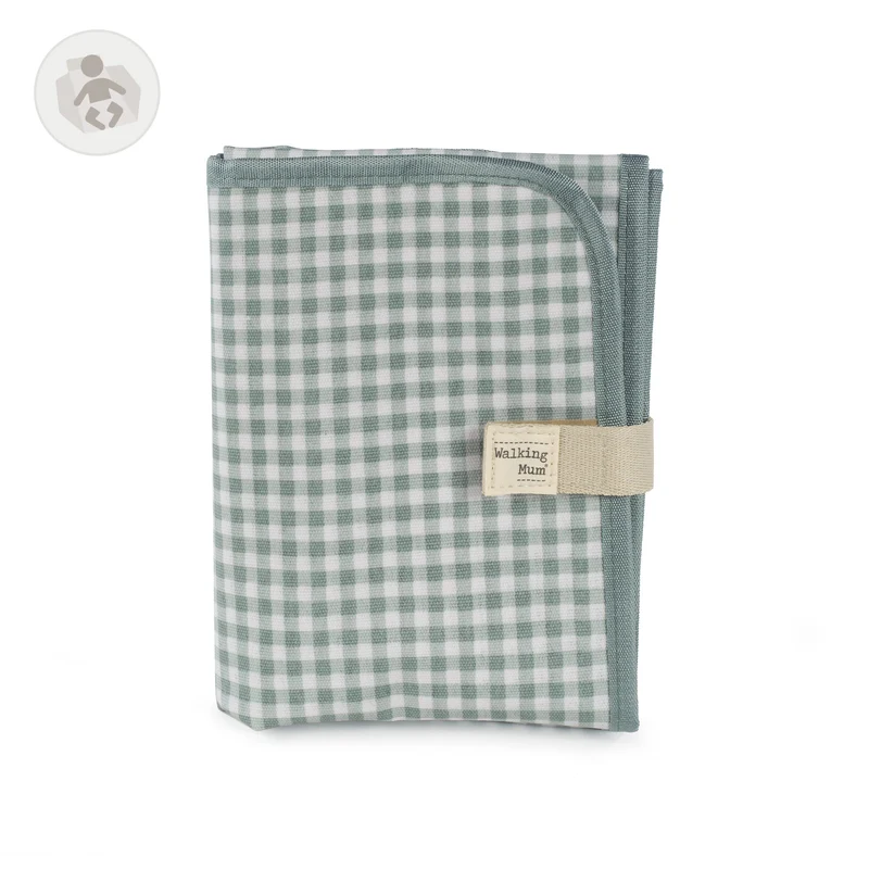 Fasciatoio da viaggio Vichy Green